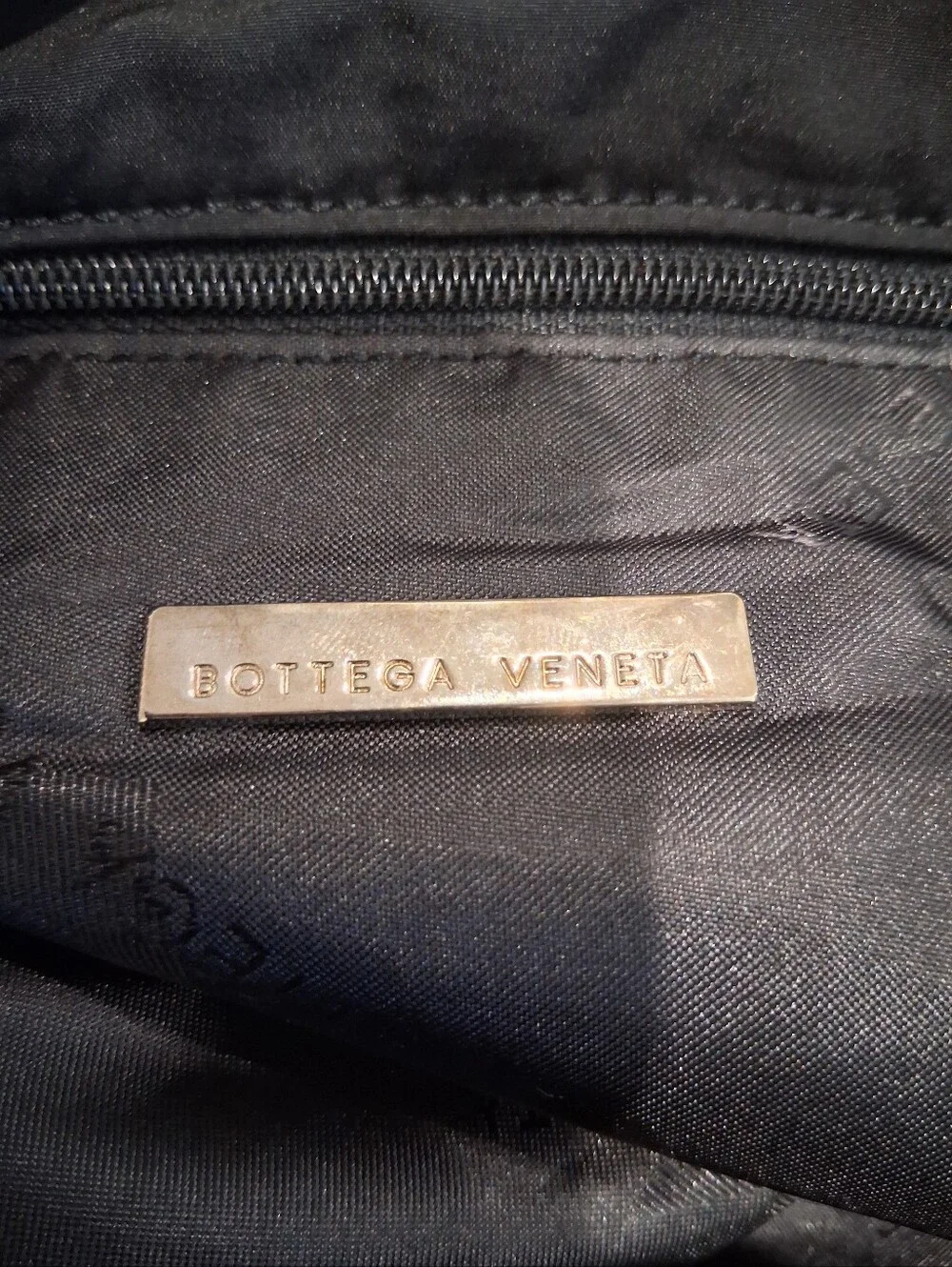 Bottega Veneta Black Nylon Shoulder Tote - Picture 13 of 14
